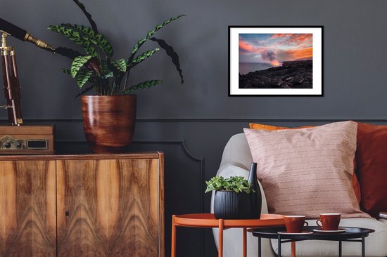 Volcan de Lava près de l'océan