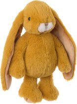 Bukowski pluche konijn knuffeldier - dark okergeel - staand - 30 cm - Luxe kwaliteit knuffels
