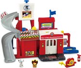 VTech Blus & Race Brandweerkazerne - Educatief Kinder Speelgoed Auto - Incl. Bram Brandweerwagen - Cadeau - Brandweer Speelgoed 1 Jaar