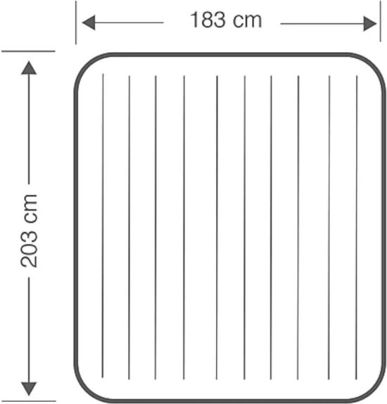 KLASSIEK DONZIG LUCHTBED UIT DE KING DURA-BEAM-SERIE van Intex — afbeelding 5