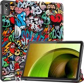 Hoes Geschikt voor Lenovo Tab M10 5G Hoes Luxe Hoesje Book Case - Hoesje Geschikt voor Lenovo Tab M10 5G Hoes Cover - Graffity