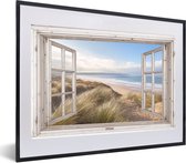 Affiche avec cadre Transparent - Plage - Mer - 60x40 cm