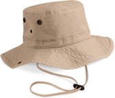 Outback hoed - Bucket hat - Vissershoedje - Safari - Dames en heren - Beige
