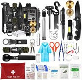 BOR® Survival Kit - Kit de survie professionnel - ultra léger - avec équipement de purification d'eau - pour les aventures en outdoor et en intérieur
