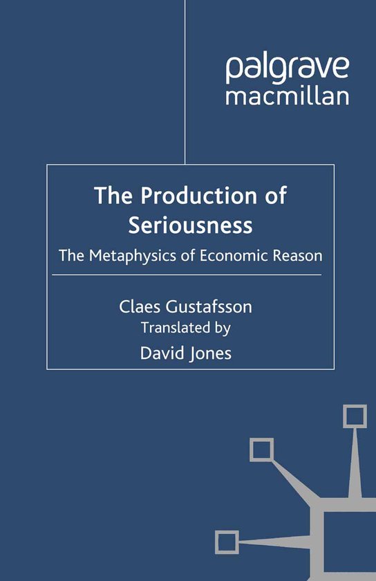 The Production of Seriousness - cover