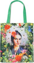 Luxe katoenen tas, gevoerd, Frida Kahlo