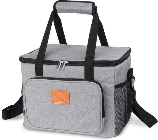 Picknick Koeltas YULEEE Geïsoleerde Koelrugzak - 30 Blikjes Capaciteit, Lekvrij Roll-top Ontwerp, 20 Uur Koeling, Grijs, Perfect Voor Picknick En Camping Geïsoleerde Rugzak 30 Blikjes Picknick Koeltas YULEEE Geïsoleerde Koelrugzak - 30 Blikjes Capaciteit, Lekvrij Roll-top Ontwerp, 20 Uur Koeling, Grijs, Perfect Voor Picknick En Camping Geïsoleerde Rugzak 30 Blikjes