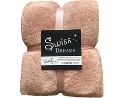 Fleece Teddy TST 150x200 cm Oud Roze