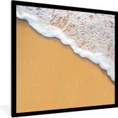 Fotolijst incl. Poster - Strand - Water - Zee - Tropisch - Zomer - 40x40 cm - Posterlijst