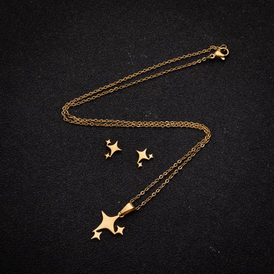 Tijdloze kettinghanger met echte barnsteen - Dames edelstenen sieraden