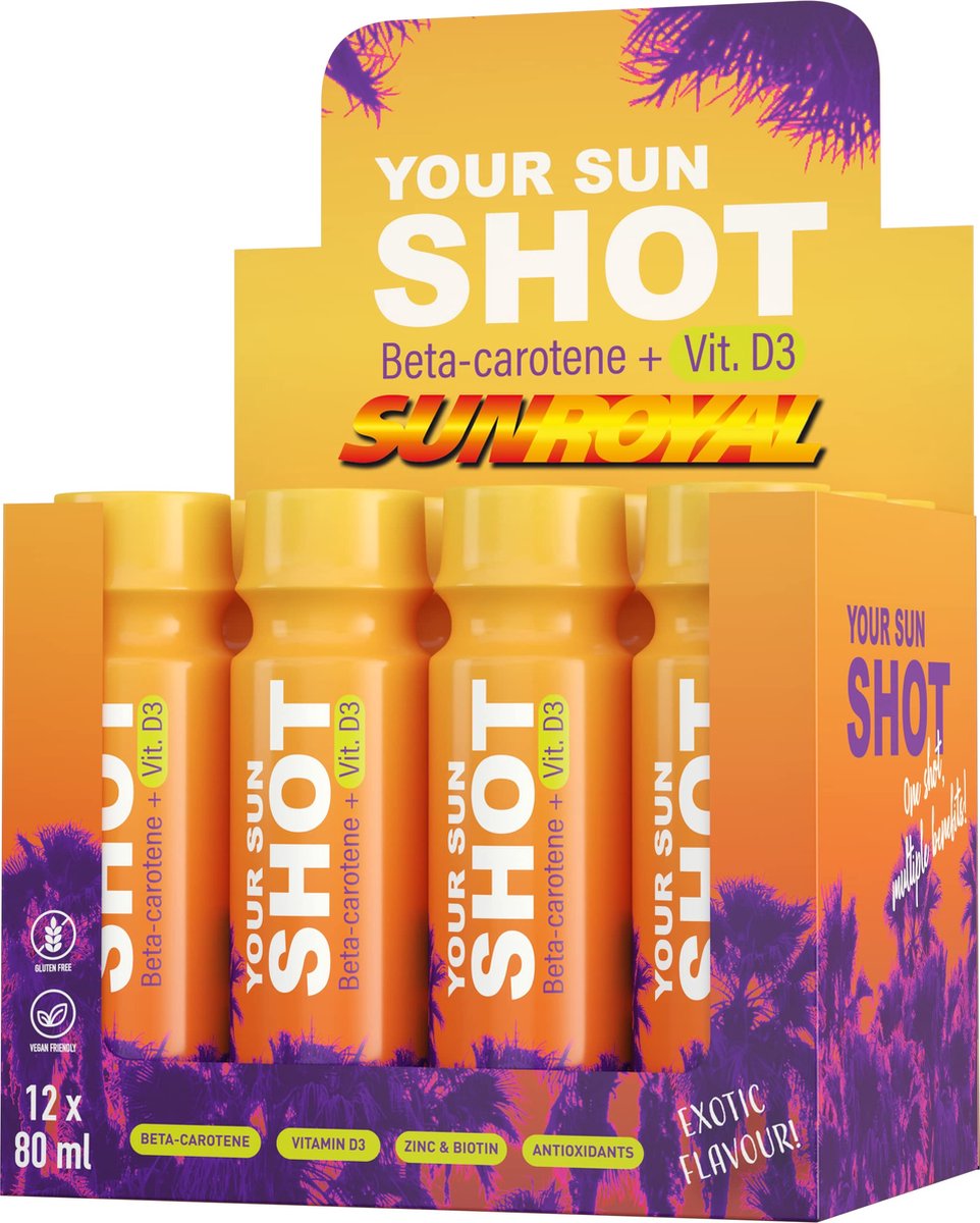 Your Sun Shot - 12x 80ml (de beste en gezondste sunshot en tanshot)