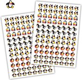 Pinguin Stickervellen - Winter Stickers - Knutselen Kinderen - Stickervellen Kinderen - Stickers Kind - Knutselen Volwassenen - Kaarten Maken - Winter Decoratie - Knutselen Meisjes - Stickervellen Pinguins - Beloningsstickers - Stickers Jongens