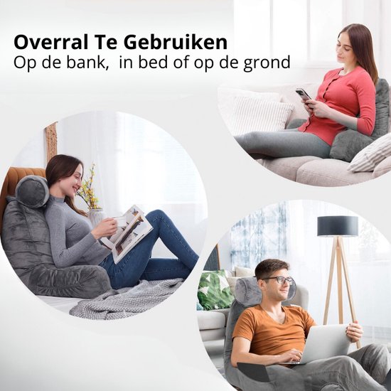 Orthopedisch neksteunkussen 40 x 80 met nekrol van boekweitdoppen ter