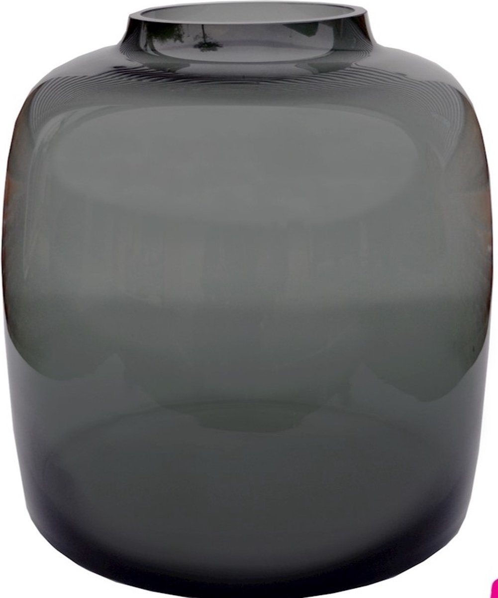 Vase The World Vaas Bartica | Large | Grijs - Grey | Ø32,5 x H30 cm