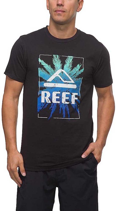 Reef Palmpunk T-shirt Met Korte Mouwen Zwart L Man