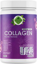 COLLAGEEN POEDER FORMULE - 9000 mg Collageen Peptiden - Type 1, 2, 3 - Bevat Geen Gluten, Kleurstoffen, Conserveermiddelen - 300 gr 30 Doses