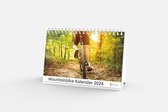 Bureaukalender 2024 - Mountainbike - 20x12cm - 300gms