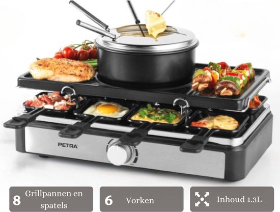 3-in-1 raclettegrill für 8 personen, 1400 w - Fagor - fgrg8 3-in-1 raclettegrill für 8 personen, 1400 w - Fagor - fgrg8
