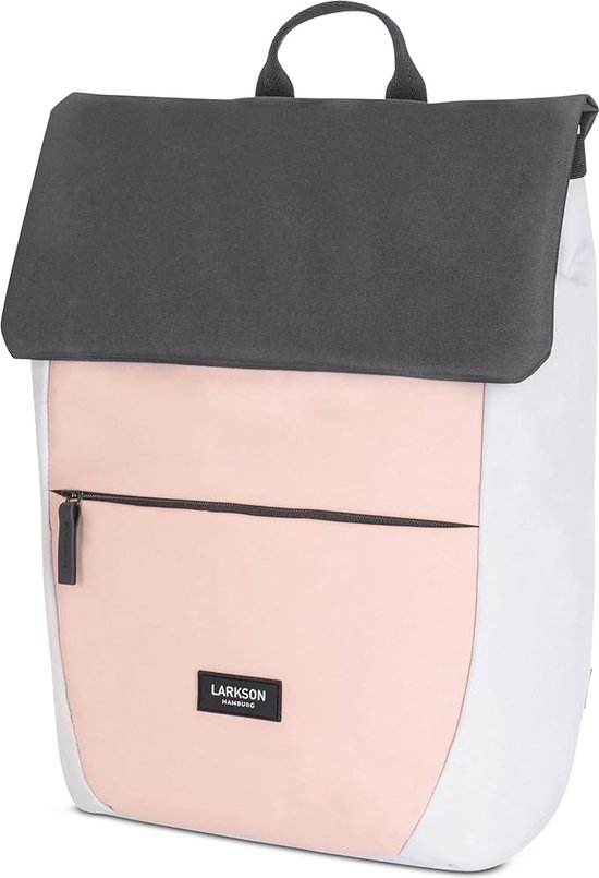 SHOP YOLO - Rugzak voor dames - waterdicht rugzak met laptopvak - 15.6 inch - Grijs-Roze