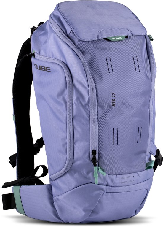 CUBE Backpack ATX - Sac à dos - Poche latérale facile Access - Porte-casque - Réfléchissant - 22 Litres - Violet
