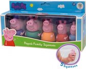 Peppa Pig Squeezes - 5 x Animaux à presser pour le Bain - à partir de 12 mois