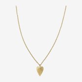 Essenza Heart Shape Charm Necklace Gold