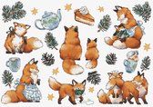 Leti Stitch Foxy New Year borduren (pakket) L8802