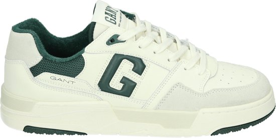 Gant BROOKPAL - Volwassenen Lage sneakersHeren sneakersVrije tijdsschoenen - Kleur: Wit/beige - Maat: 43