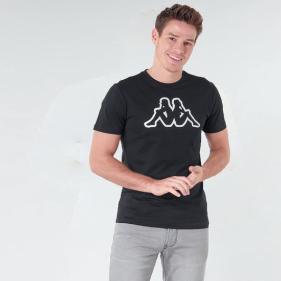 Kappa bugo mens T-Shirt, white, blue