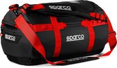 Sparco DAKAR- S Duffle Bag - Sac de voyage - Sac à dos - 60 L - Zwart/ Rouge