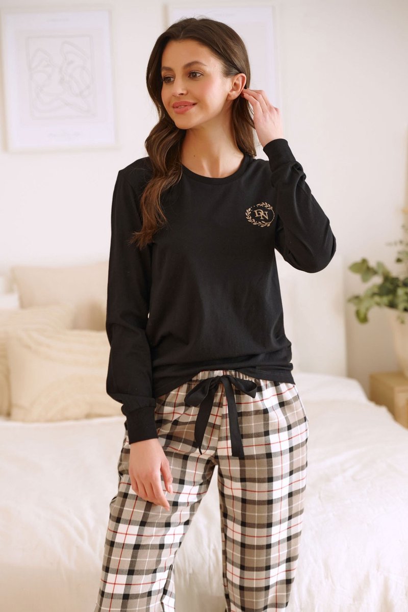 Chengzuoqing Pyjama's voor vrouwen Bedrukte lange mouwen Dames