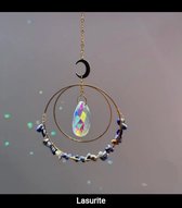 Suncatcher Gemstone Lapis Lazuli - Lazuriet - Lazurite - Kristal Zonnevanger - Raamdecoratie - Edelsteen - Spiritueel - Boho - Bohemian