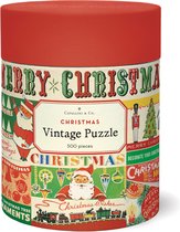 Vintage Puzzel Kerst - Cavallini & Co - 500 stukjes - Kerstpuzzel - Christmas Puzzle