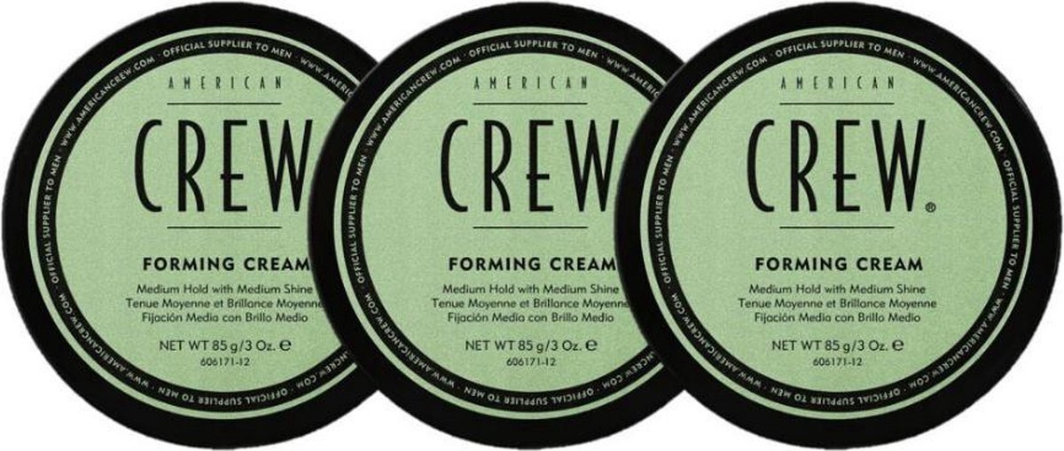 Bol.com American Crew Forming Cream - Haarwax - 3 x 85 ml aanbieding