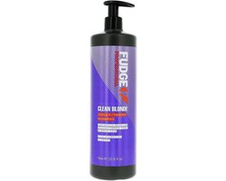 Fudge Clean Blonde zilvershampoo met pomp