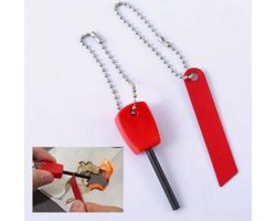 Allesvoordeliger firesteel scout rood - vuurstarter