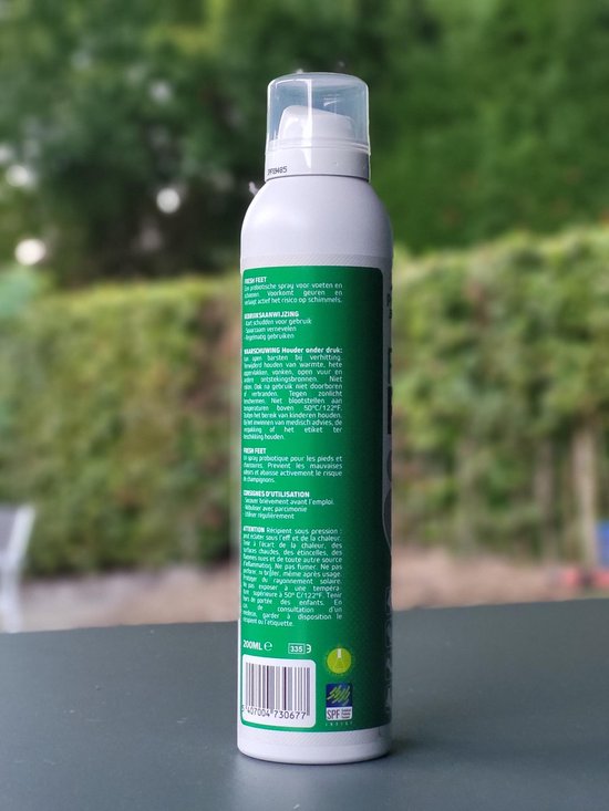 Fresh Feet Spray tegen zweetvoeten. Voeten en sneakerspray. Voor sportschoenen bol