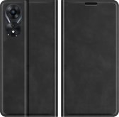 Oppo A78 5G Magnetic Wallet Case - Black