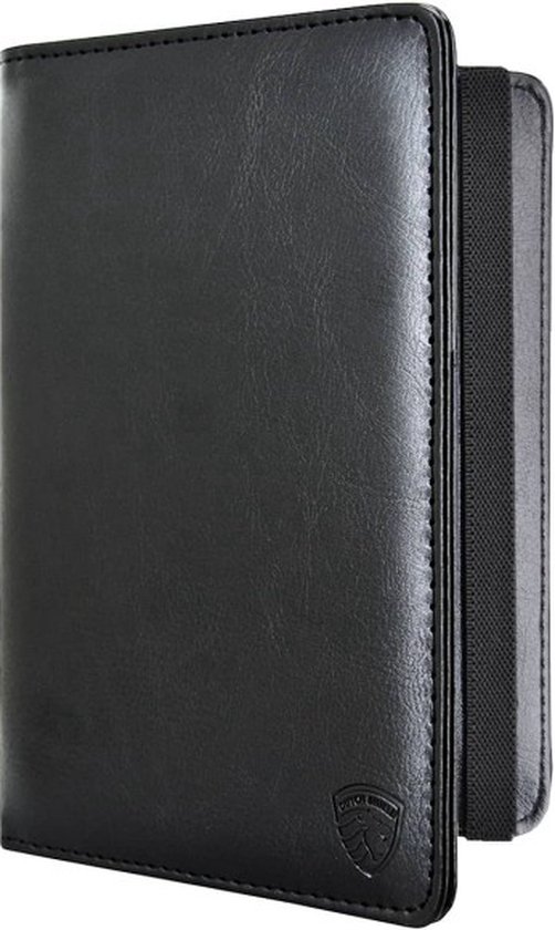 kwmobile Porte permis de conduire carte grise avec compartiments cartes  passeport - Étui portefeuille de protection en simili cuir jaune