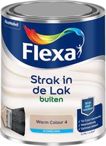 Flexa Strak in de lak - Buitenlak Zijdeglans - Warm Colour 4 - 750ml