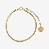 Essenza Flat Chain Bracelet Gold