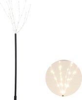 Cheqo® Kerst Tuinlantaarn - Tuinlamp met Grondspies - Tuinverlichting Kerst - Kerstverlichting - Tuinsteker Lamp - 5 Stuks - Met Timer - Op Batterijen