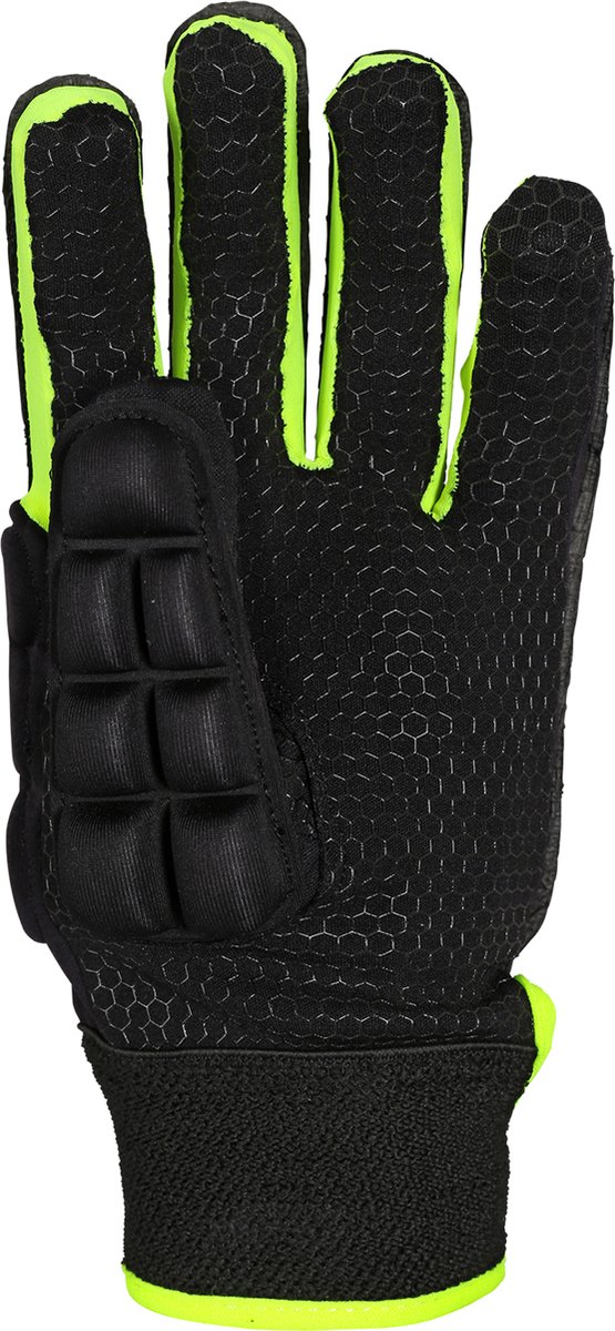 Grays hockeyhandschoenen International Pro Zwart / Fluo Geel - maat LH - maat XL