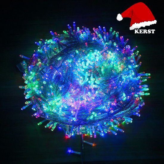 Kerstboom LED Verlichting Multicolor • 100 Lampjes • 10 Meter