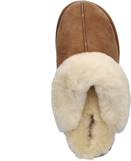 Shepherd Jessica Dames Pantoffels - Chestnut - Maat 40