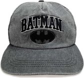 DC Comics Batman - Collegiate Tekst Baseball cap - Grijs