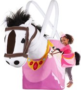 Equus.toys - Cheval jouet. Dress-up horse Cheval blanc avec couverture princesse