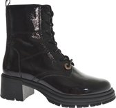 Piedi Nudi Manhattan 2 Lak Black Patent Dames Veterboot - Zwart - 39