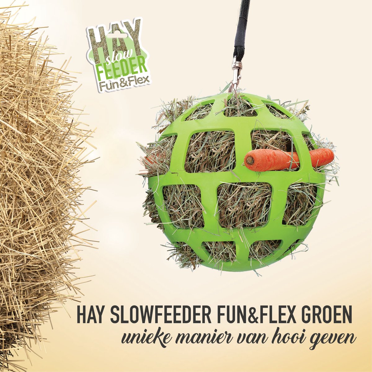 Excellent Hay Slowfeeder Fun and Flex - Boule de foin en forme de