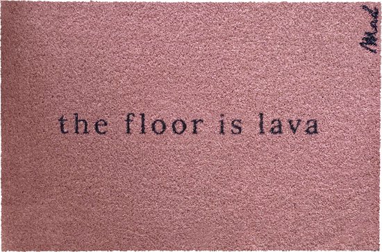 Mad About Mats - ABBY - deurmat - the floor is lava - schoonloop/scraper - wasbaar - 50x75cm